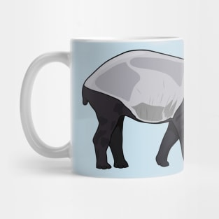 Tapir cartoon illustration Mug